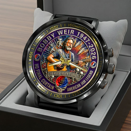 Grateful Dead x Bob Weir Black Stainless Steel Watch – HOATT15722