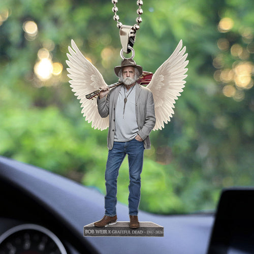 Grateful Dead x Bob Weir Custom shape 2-sided Acrylic Car Ornament – TMTHU3187
