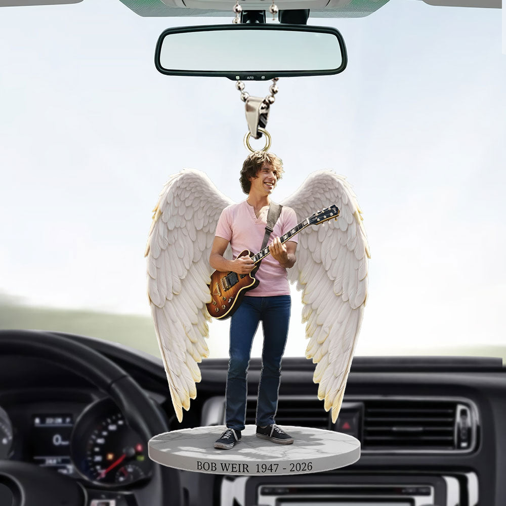 Grateful Dead x Bob Weir Custom shape 2-sided Acrylic Car Ornament – TMTHU3192
