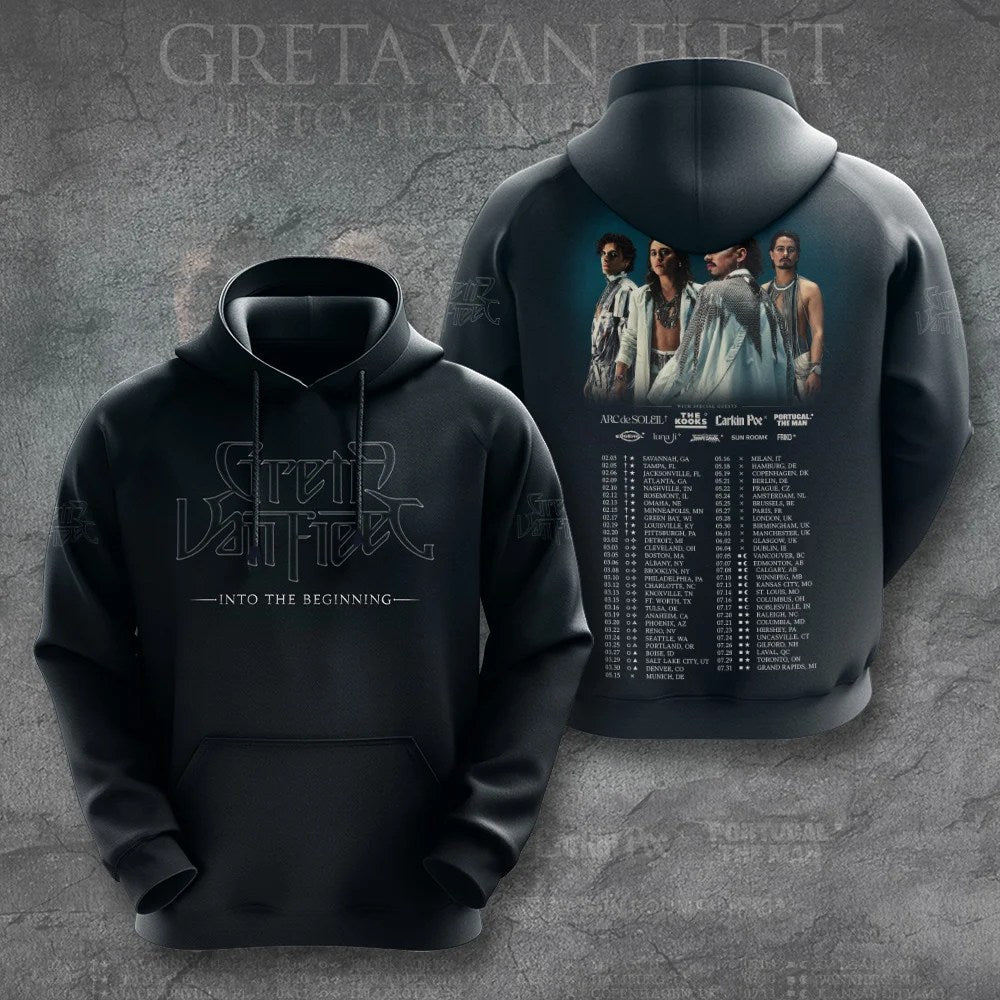 Greta Van Fleet Tour 2027 3D Apparel – GNE9067