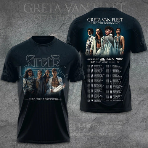 Greta Van Fleet Tour 2027 3D Apparel – GNE9068