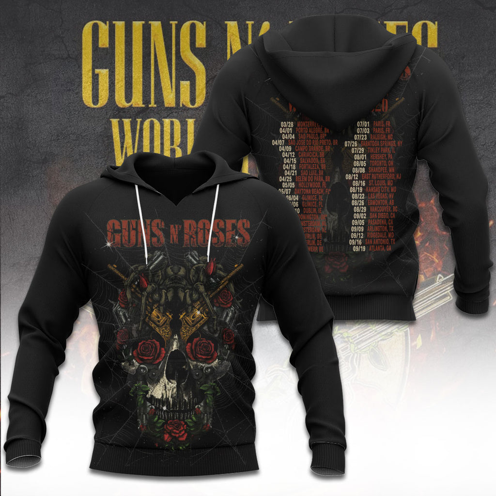 Guns N' Roses Tour 2026 3D Apparel – TANTN24301