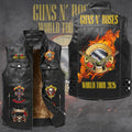 Guns N' Roses Tour 2026 Premium 2D Sleeveless Leather Vest – GNE6777