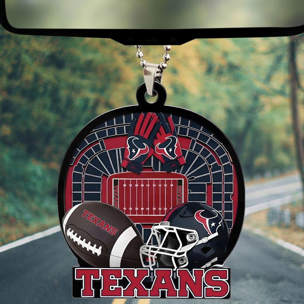 Houston Texans Custom shape 2-sided Acrylic Car Ornament – TMTHU756