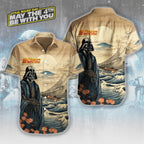 Star Wars Short Sleeve Button-Down Shirt – HUANNM 4741