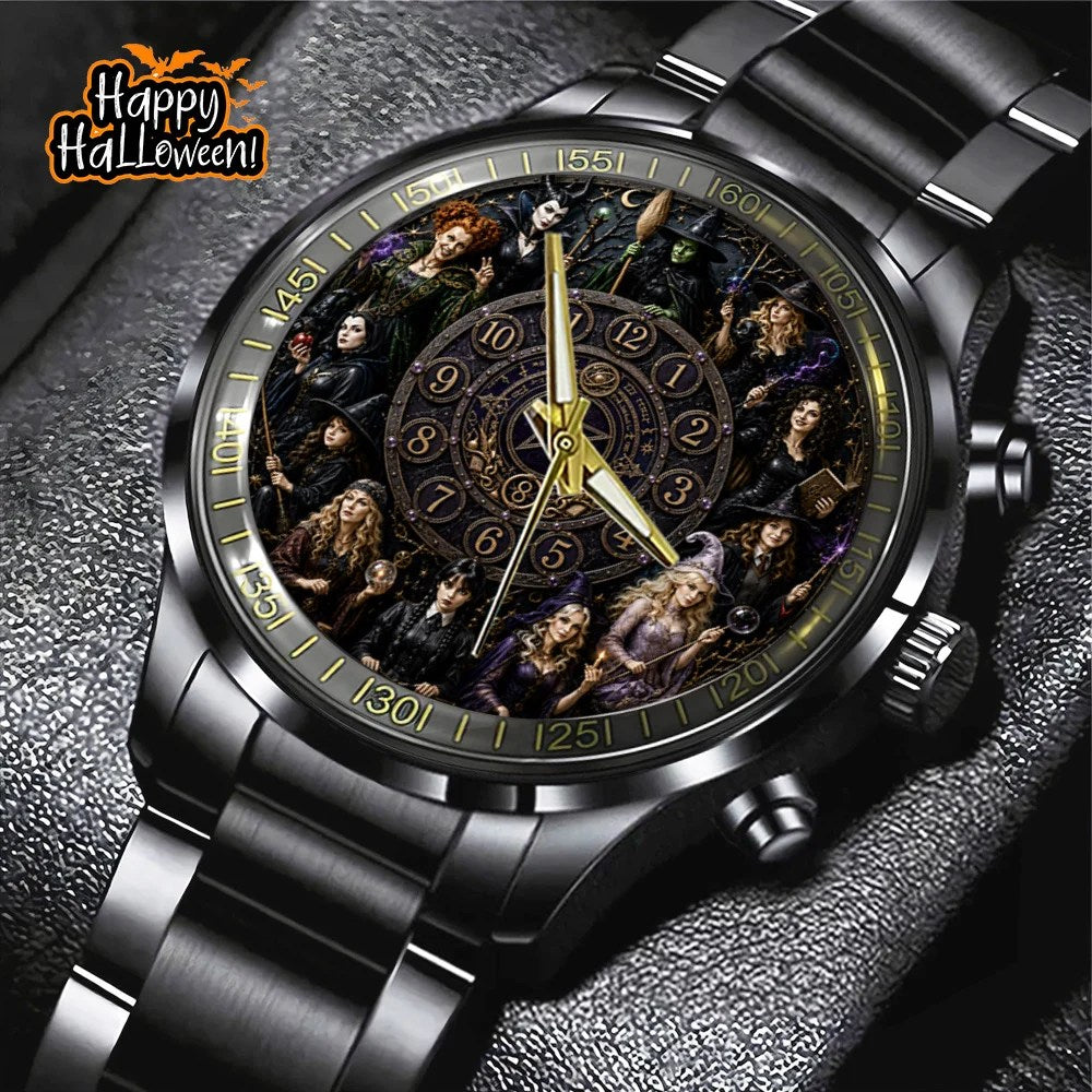 Witches Black Stainless Steel Watch – GNE8296