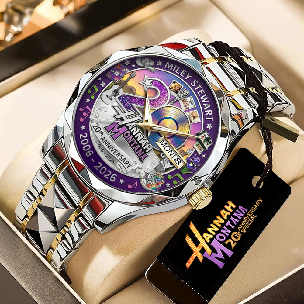 Hannah Montana 20th Anniversary Alloy Luxury Quartz Watch – TANTN21857