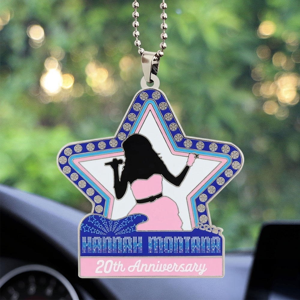 Hannah Montana 20th Anniversary Custom shape 2-sided Acrylic Car Ornament – TANTN21837