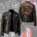 Harley Davidson 125th Anniversary Motorcycle Leather Jacket – TMTHU9960
