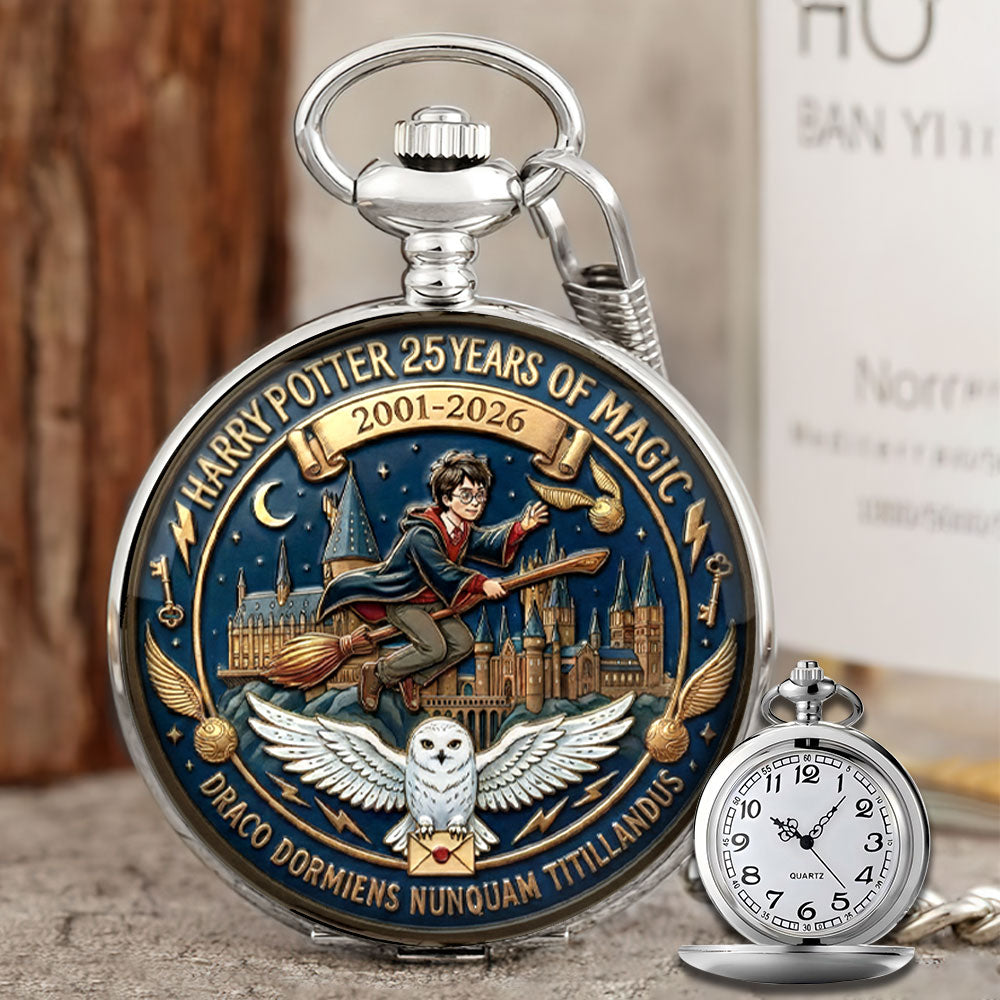 Harry Potter 25 Years of Magic Pocket Watch – MAITM14821