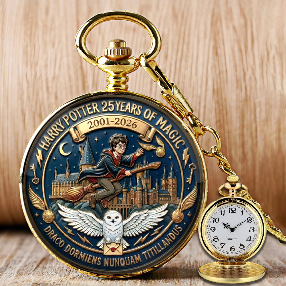 Harry Potter 25 Years of Magic Pocket Watch – MAITM14821