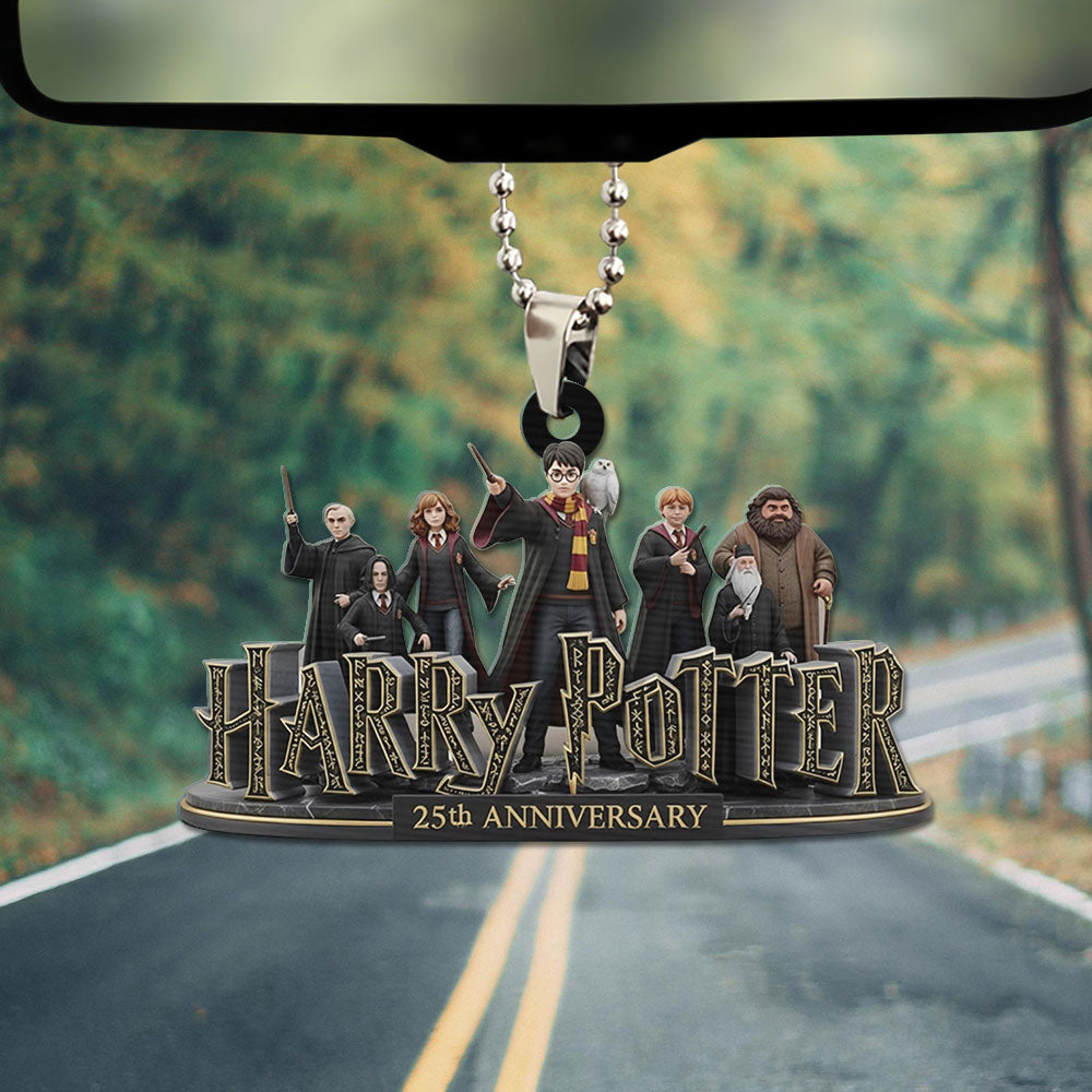 Harry Potter 25th Anniversary Custom shape 2-sided Acrylic Car Ornament – TMTHU2880