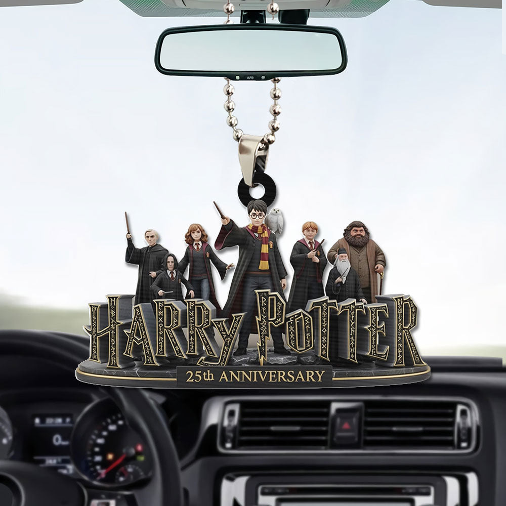 Harry Potter 25th Anniversary Custom shape 2-sided Acrylic Car Ornament – TMTHU2880