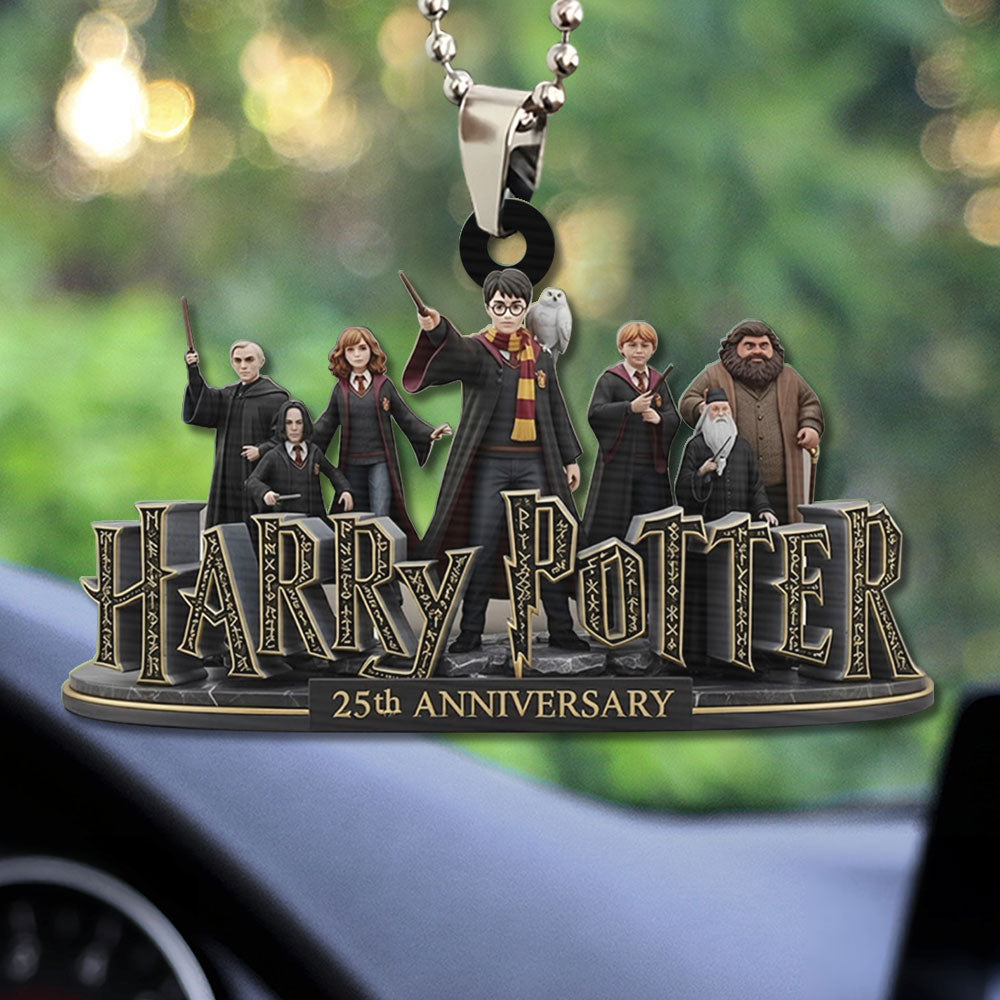 Harry Potter 25th Anniversary Custom shape 2-sided Acrylic Car Ornament – TMTHU2880