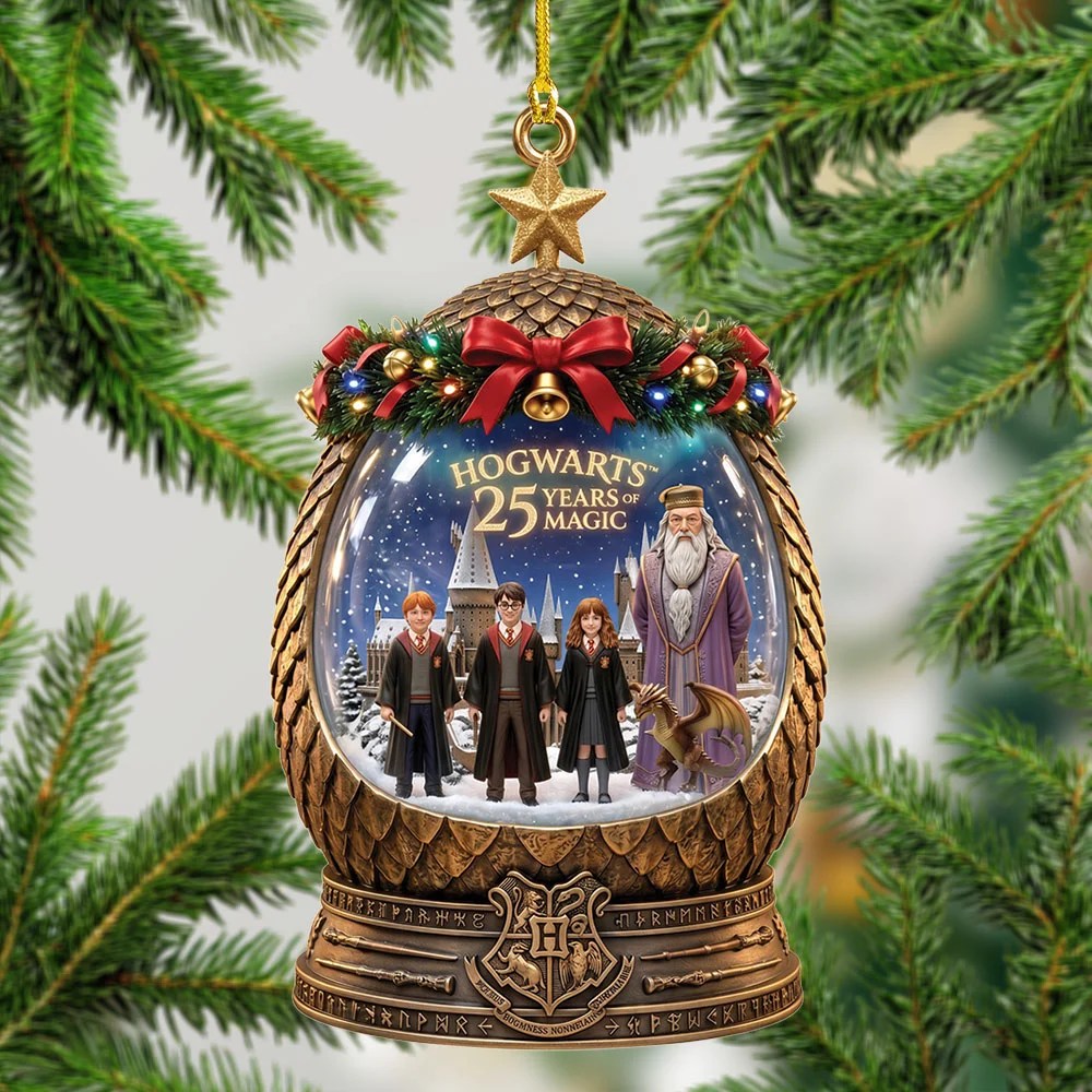 Harry Potter 25th Anniversary Custom Shape 2-side Printed Acrylic Ornament – TMTHU9731