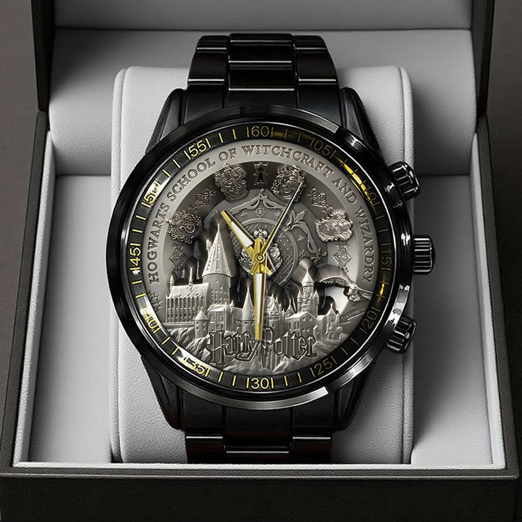 Harry Potter 25th Anniversary 2026 Black Stainless Steel Watch – TANTN19492