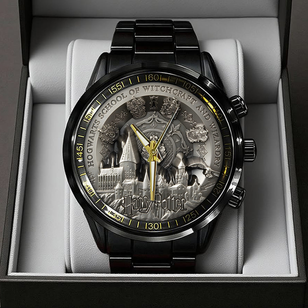 Harry Potter 25th Anniversary 2026 Black Stainless Steel Watch – TANTN19492