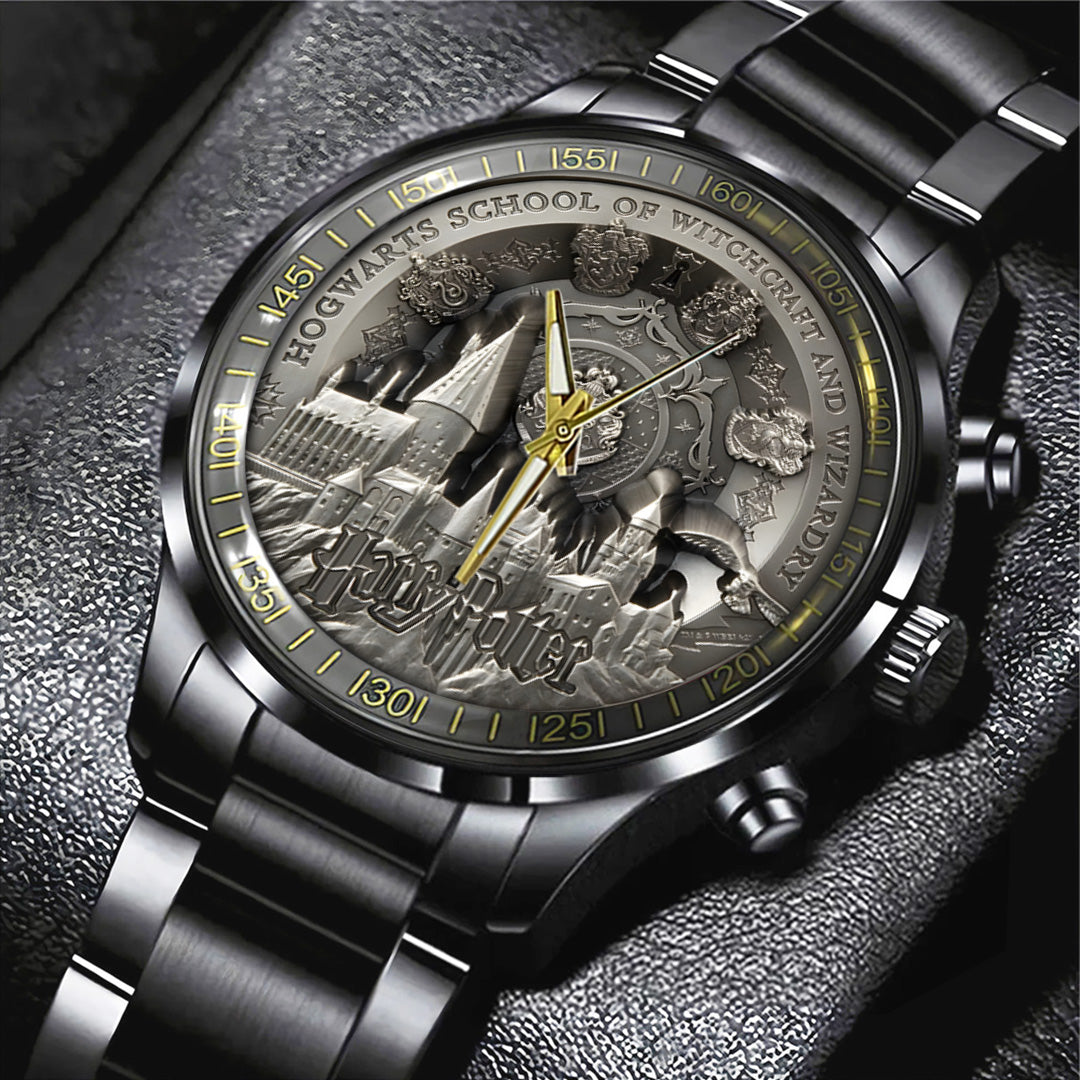 Harry Potter 25th Anniversary 2026 Black Stainless Steel Watch – TANTN19492