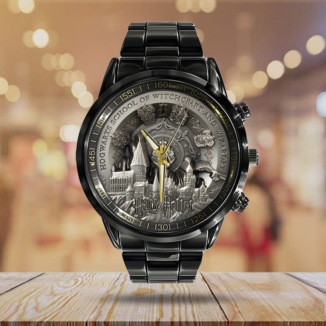 Harry Potter 25th Anniversary 2026 Black Stainless Steel Watch – TANTN19492