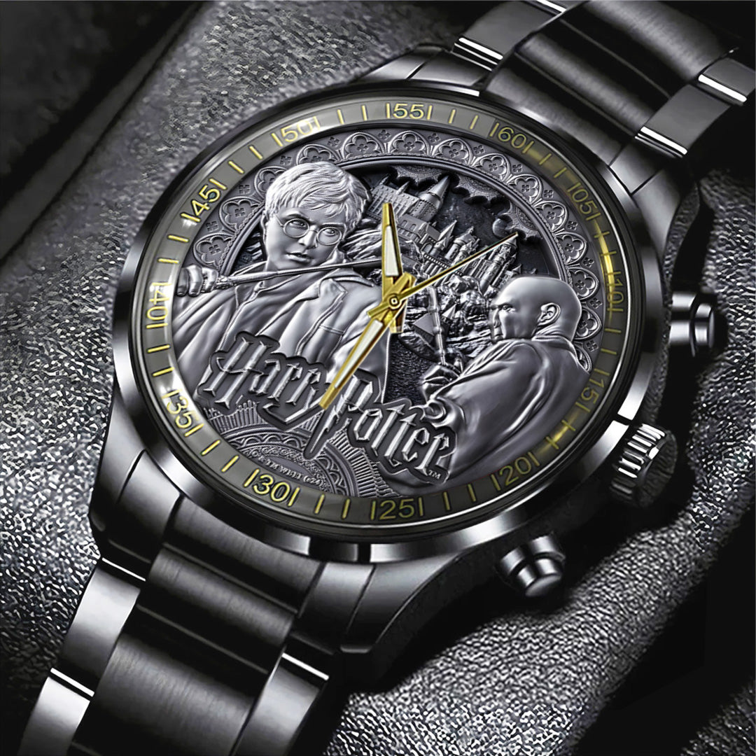 Harry Potter 25th Anniversary 2026 Black Stainless Steel Watch – TANTN19493