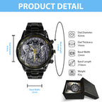 Harry Potter 25th Anniversary 2026 Black Stainless Steel Watch – TANTN19493