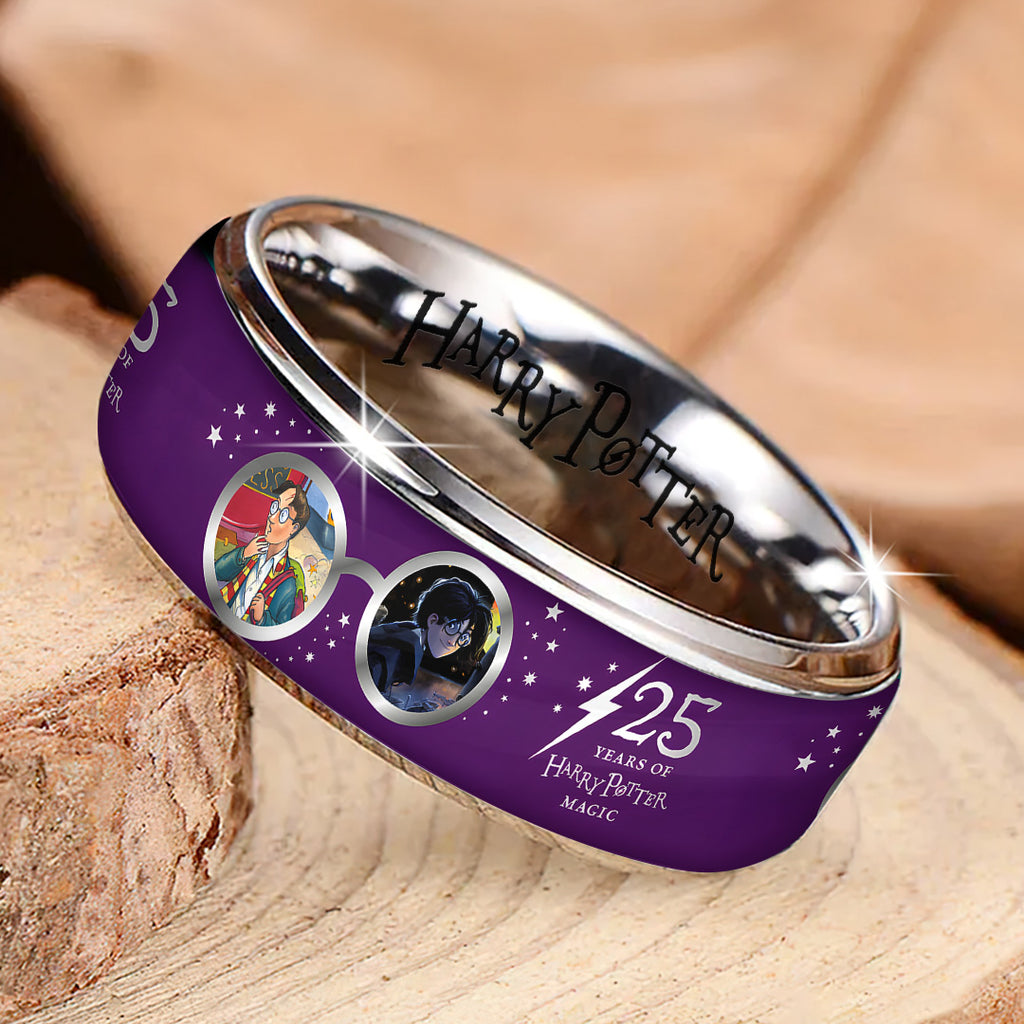 Harry Potter 25th Anniversary 2026 Custom Alloy Ring – TANTN19603
