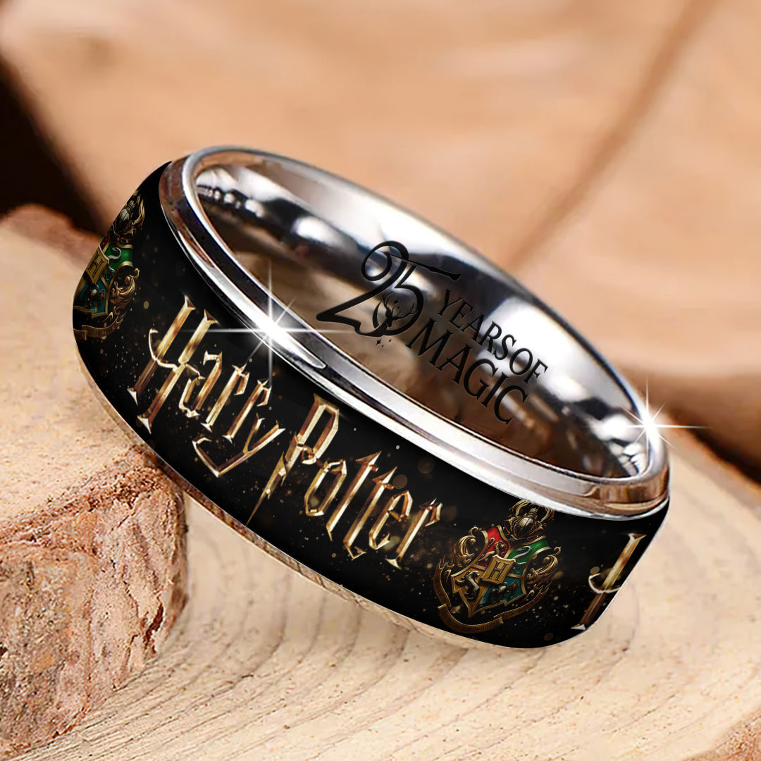 Harry Potter 25th Anniversary 2026 Custom Alloy Ring – TANTN19604