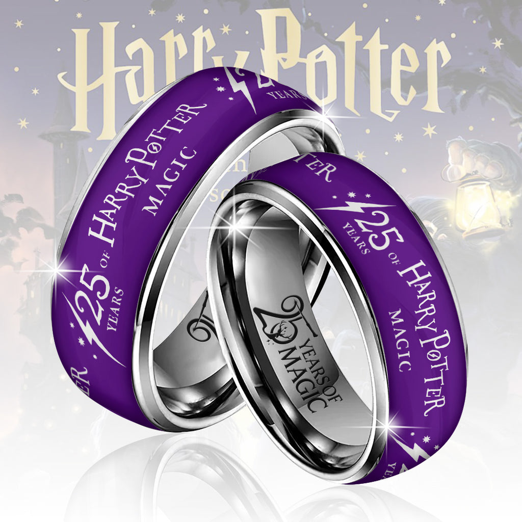 Harry Potter 25th Anniversary 2026 Custom Alloy Ring – TANTN19708