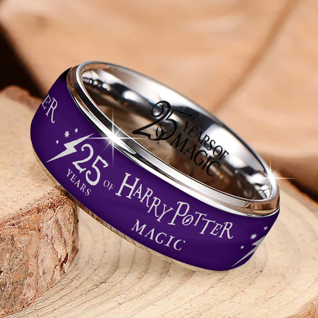 Harry Potter 25th Anniversary 2026 Custom Alloy Ring – TANTN19708