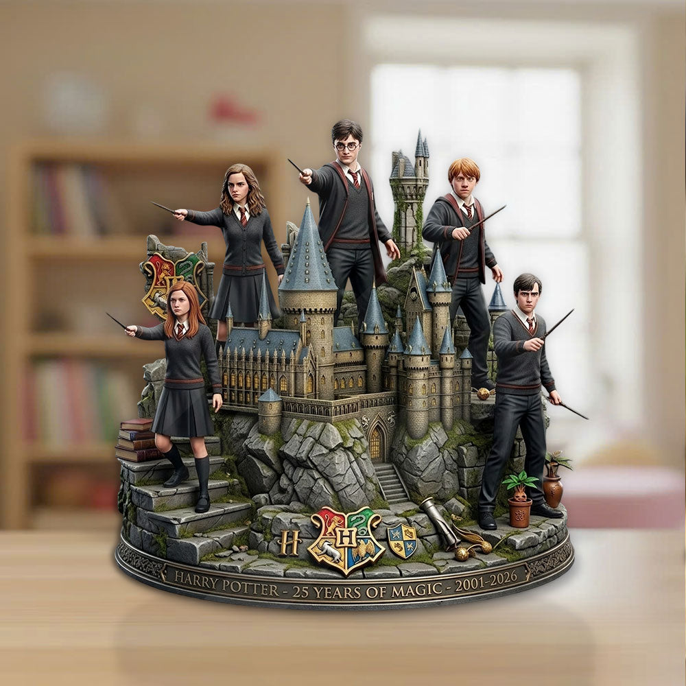 Harry Potter 25th Anniversary 2026 Custom Shape Acrylic Plaque – TMTHU5033