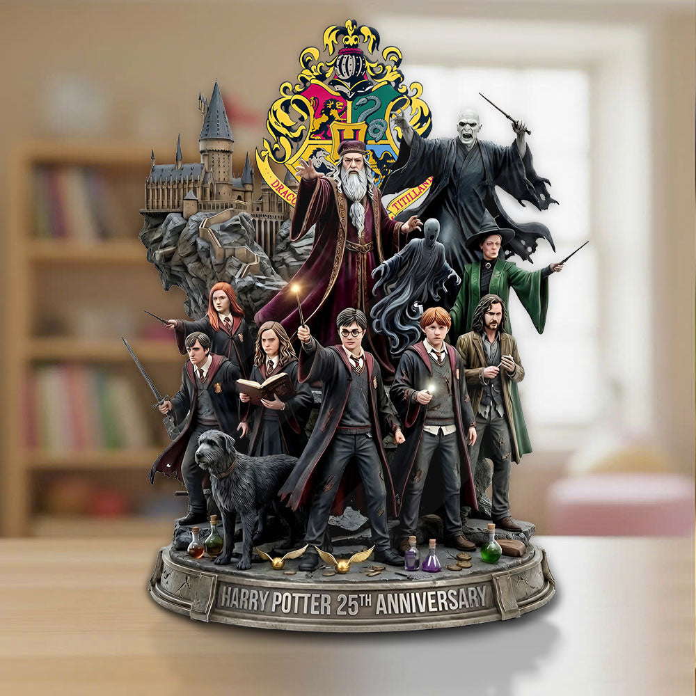 Harry Potter 25th Anniversary 2026 Custom Shape Acrylic Plaque – TMTHU5034