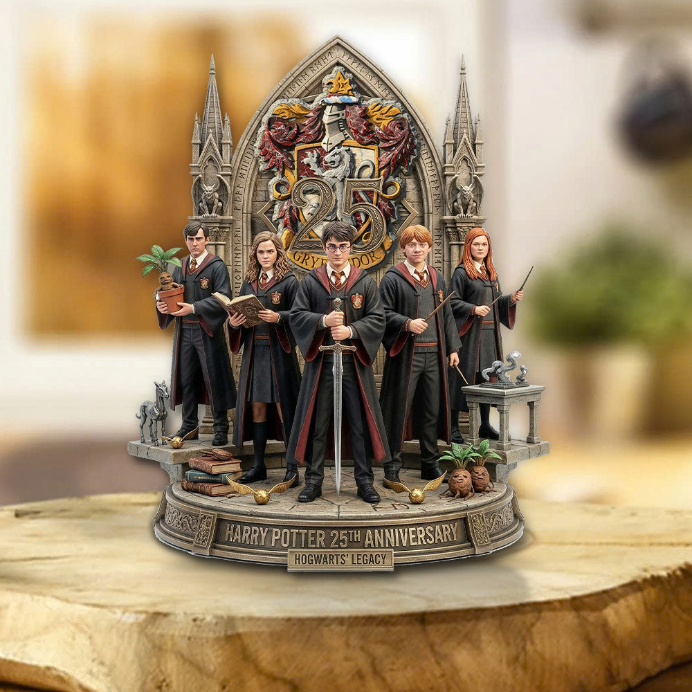 Harry Potter 25th Anniversary 2026 Custom Shape Acrylic Plaque – TMTHU5093