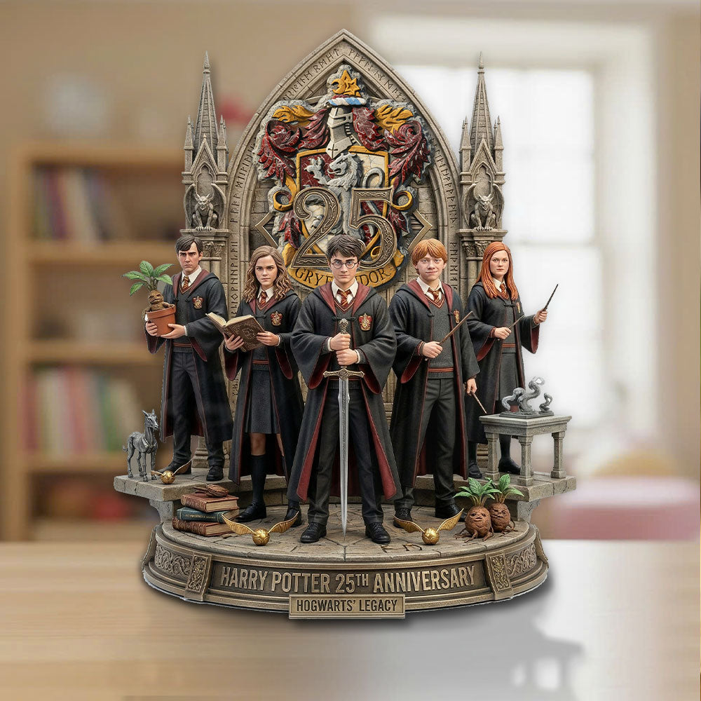 Harry Potter 25th Anniversary 2026 Custom Shape Acrylic Plaque – TMTHU5093