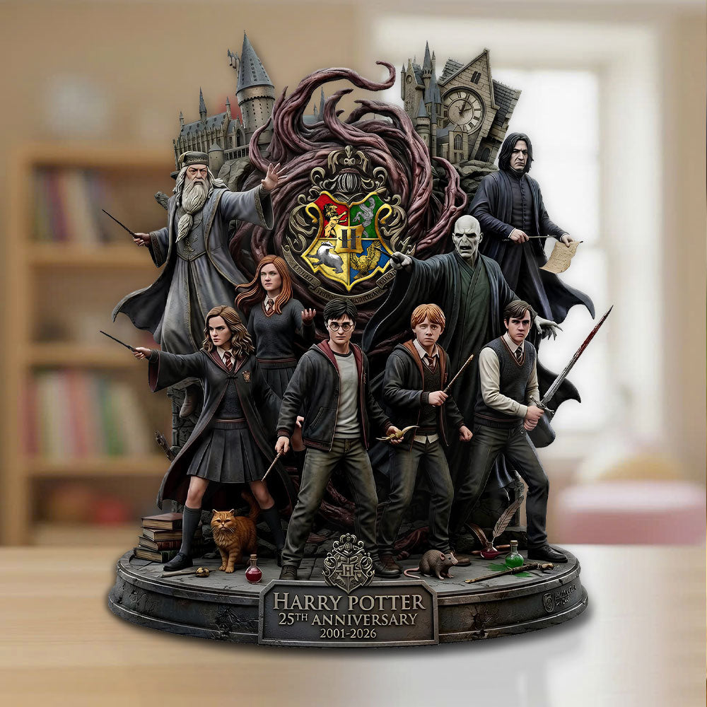Harry Potter 25th Anniversary 2026 Custom Shape Acrylic Plaque – TMTHU5116