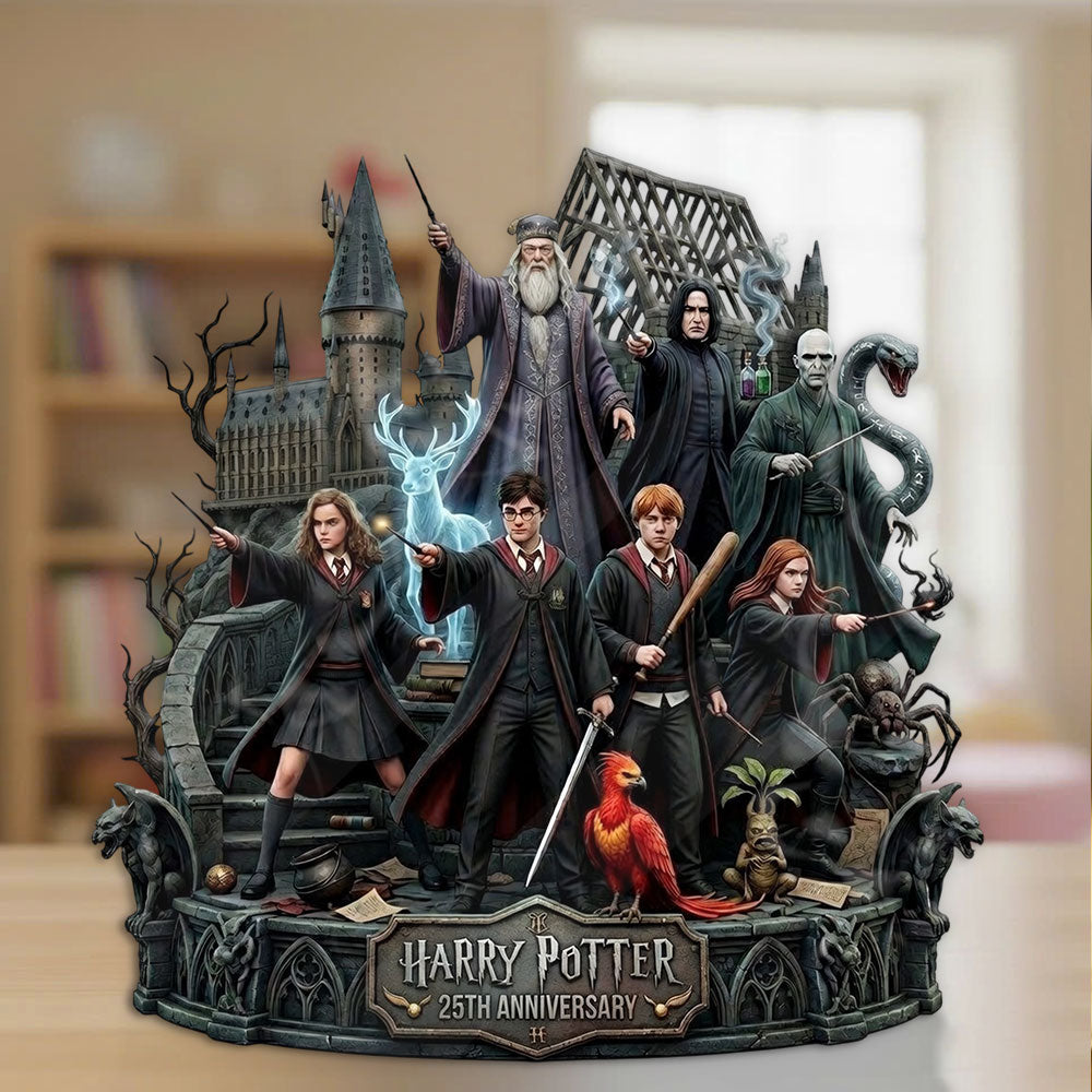 Harry Potter 25th Anniversary 2026 Custom Shape Acrylic Plaque – TMTHU5127
