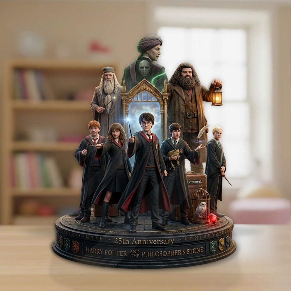 Harry Potter 25th Anniversary 2026 Custom Shape Acrylic Plaque – TMTHU5247