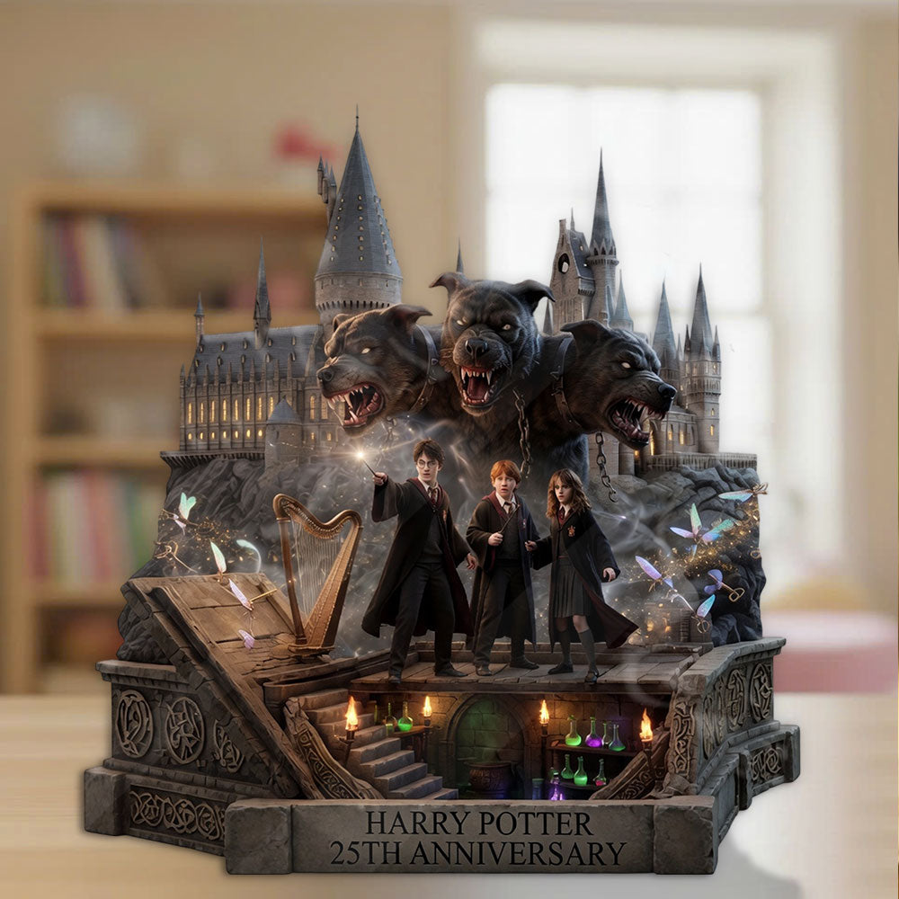Harry Potter 25th Anniversary 2026 Custom Shape Acrylic Plaque – TMTHU5376