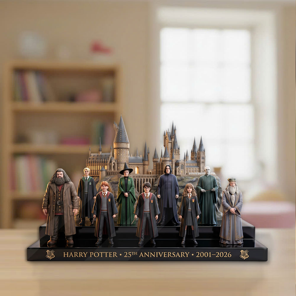 Harry Potter 25th Anniversary 2026 Custom Shape Acrylic Plaque – TMTHU5385