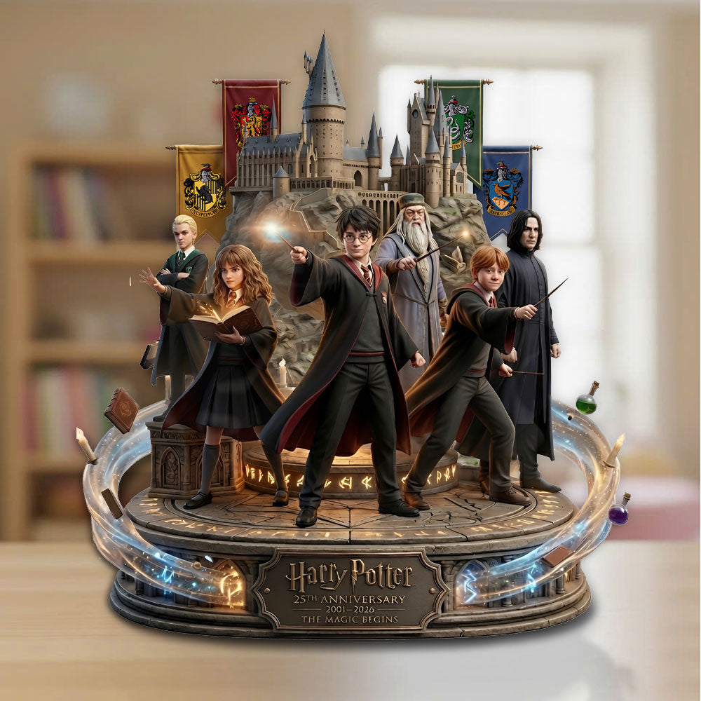 Harry Potter 25th Anniversary 2026 Custom Shape Acrylic Plaque – TMTHU5416