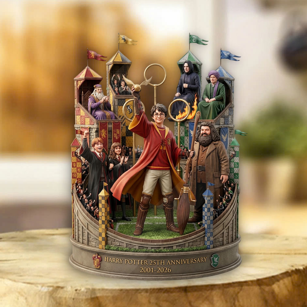 Harry Potter 25th Anniversary 2026 Custom Shape Acrylic Plaque – TMTHU5459