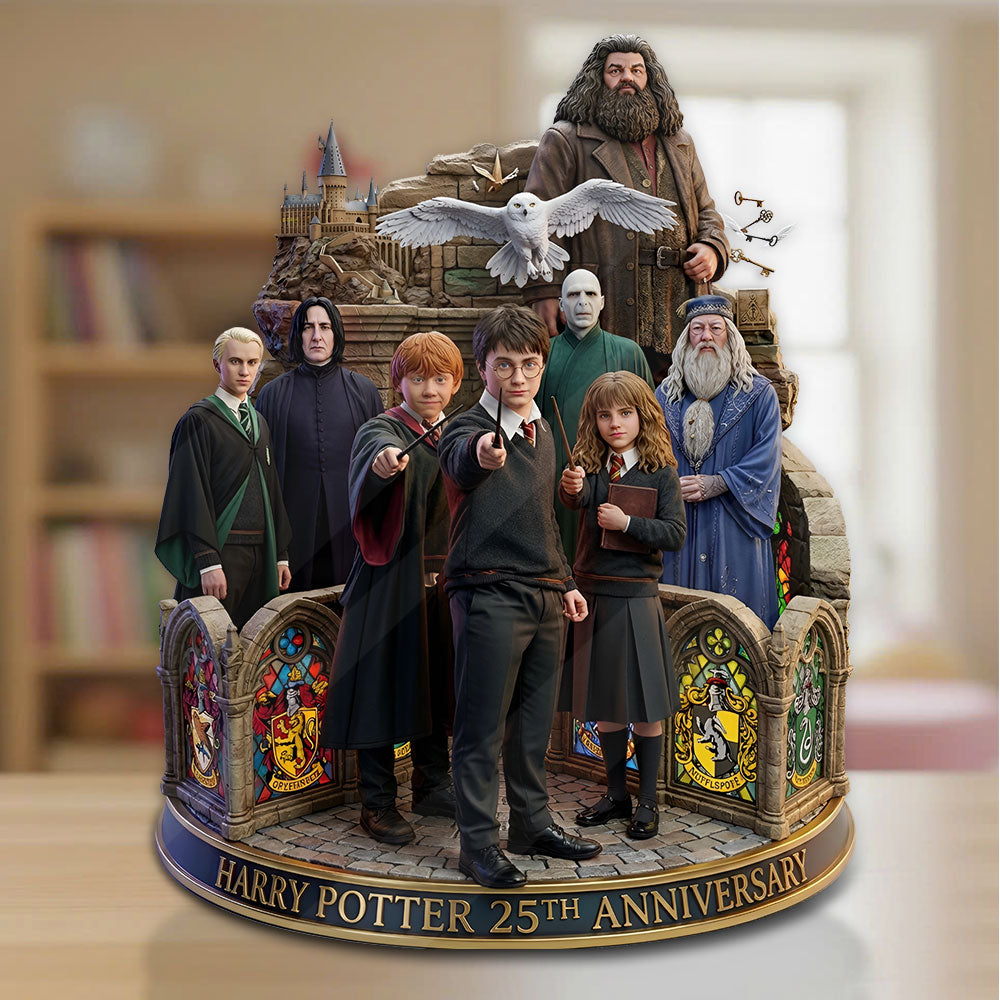 Harry Potter 25th Anniversary 2026 Custom Shape Acrylic Plaque – TMTHU5574