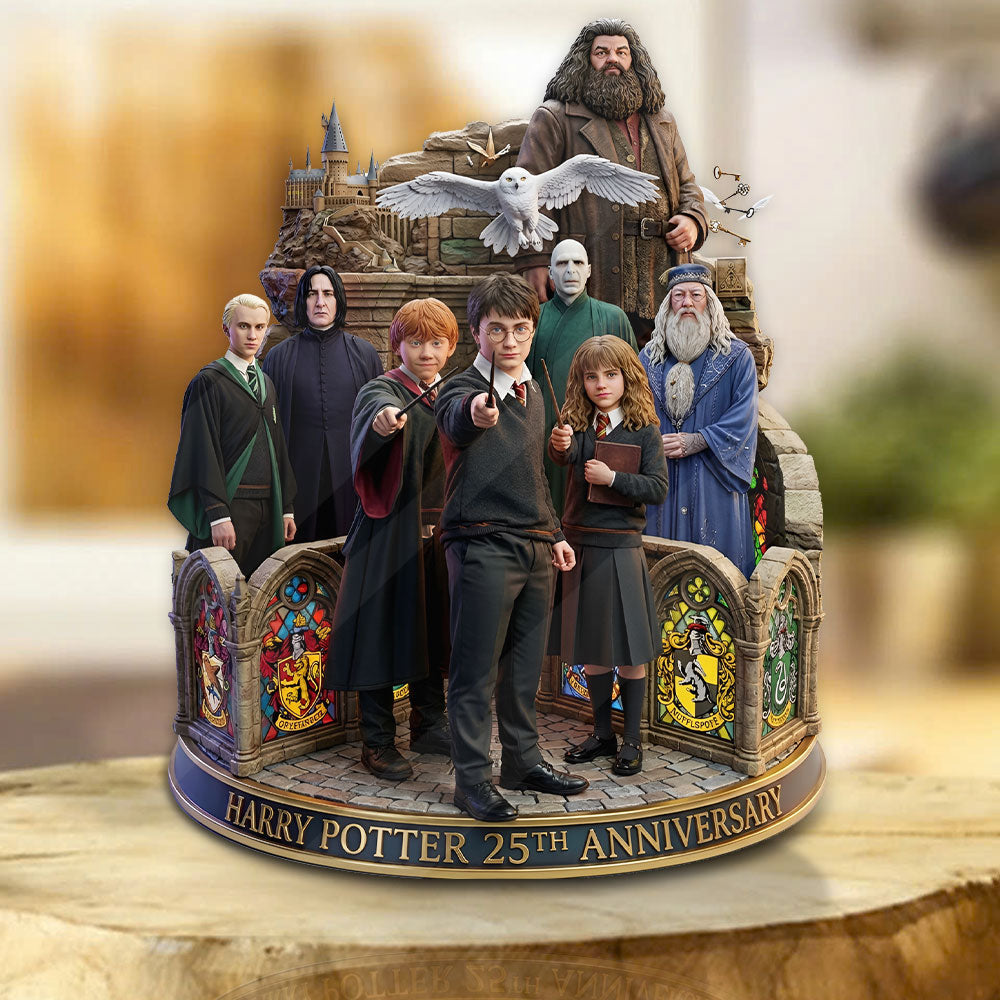 Harry Potter 25th Anniversary 2026 Custom Shape Acrylic Plaque – TMTHU5574