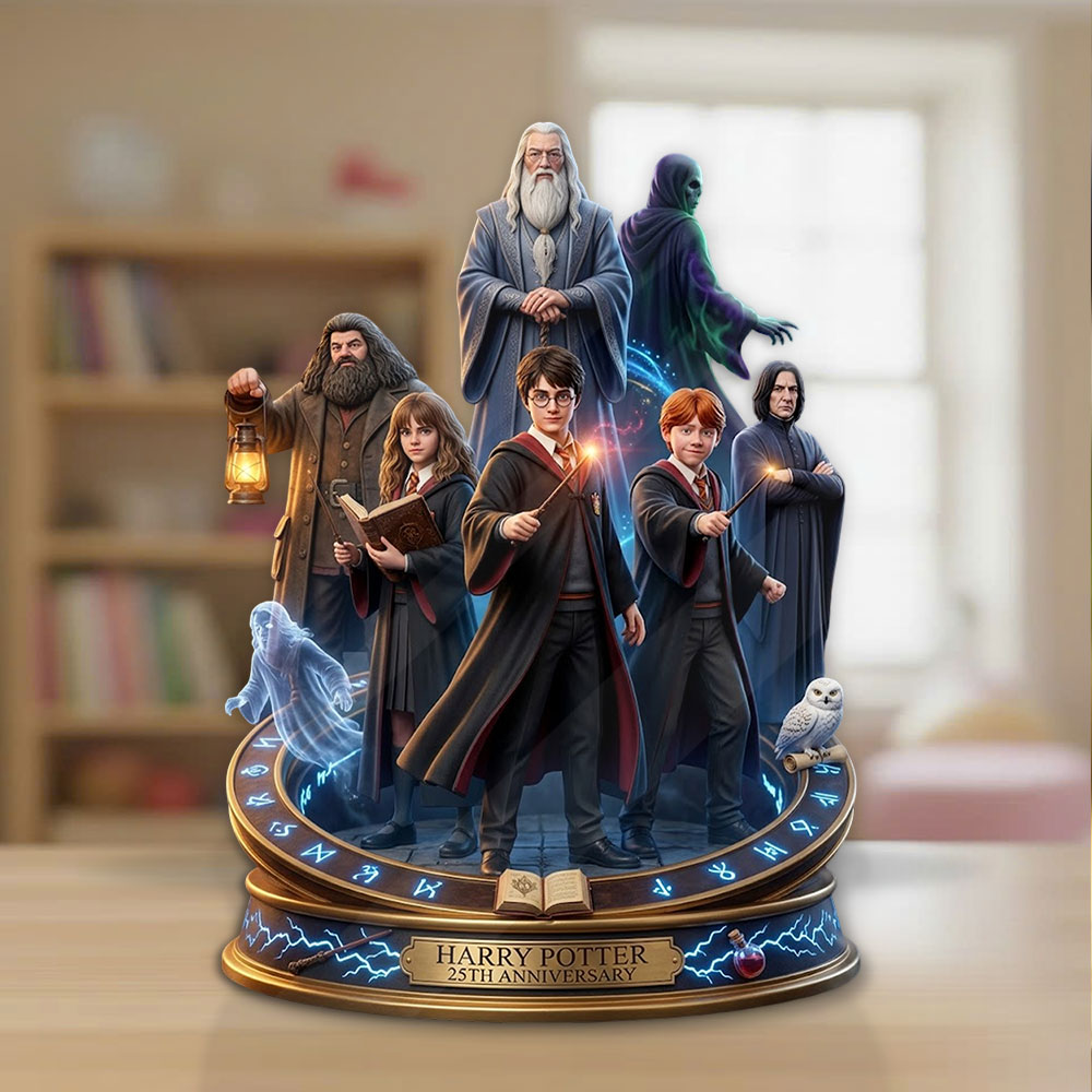 Harry Potter 25th Anniversary 2026 Custom Shape Acrylic Plaque – TMTHU5619