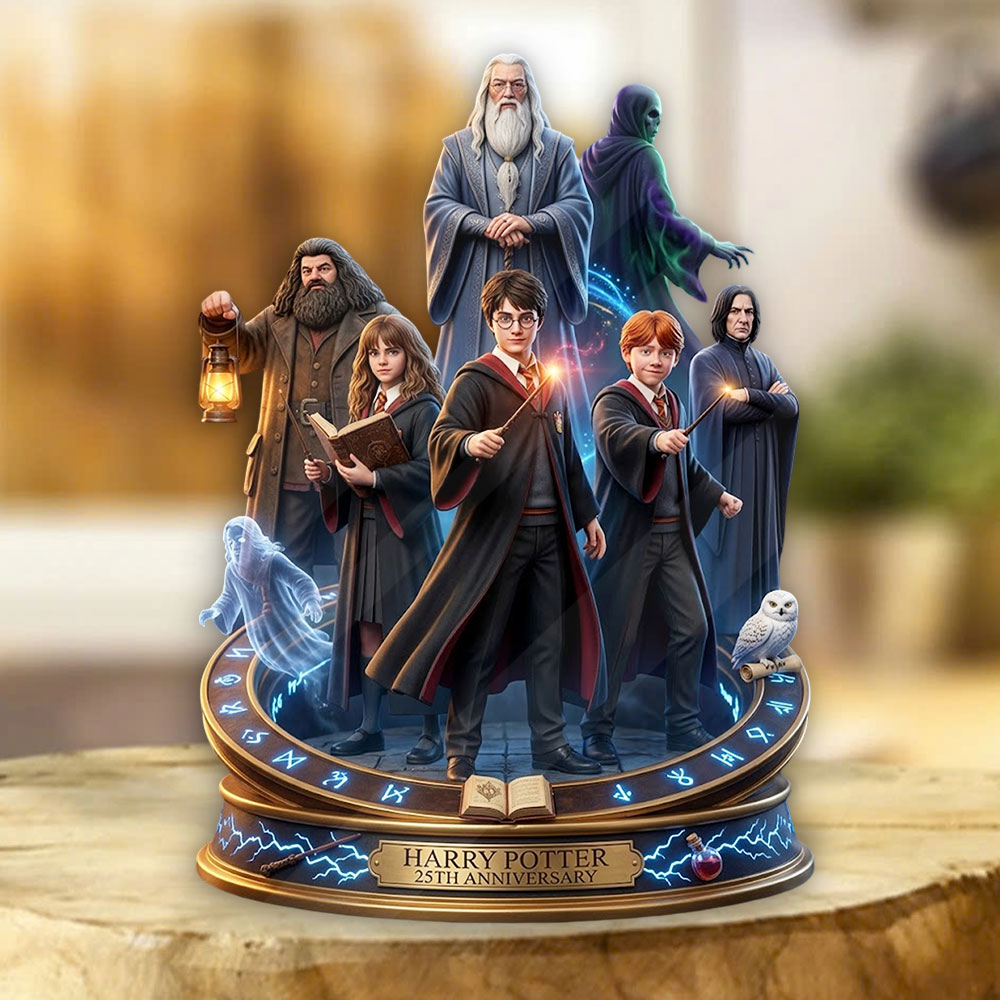 Harry Potter 25th Anniversary 2026 Custom Shape Acrylic Plaque – TMTHU5619