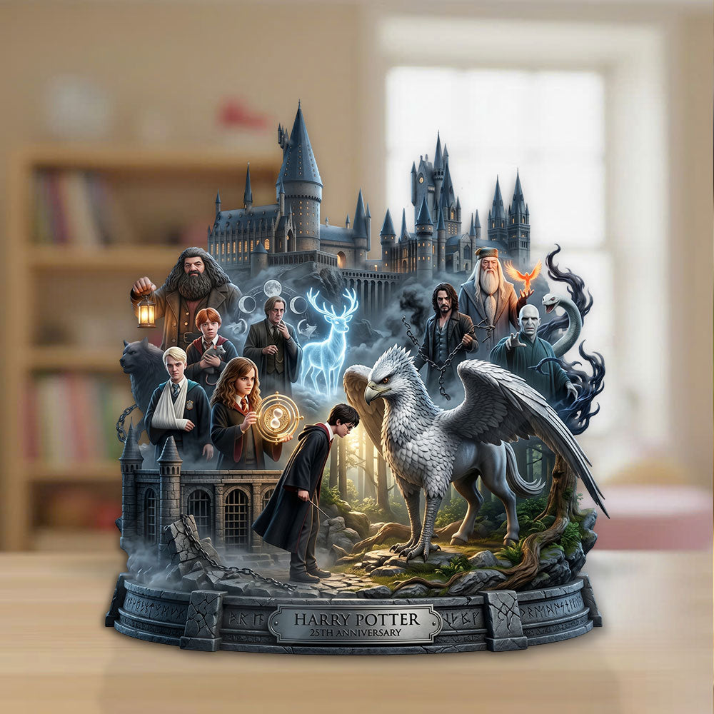 Harry Potter 25th Anniversary 2026 Custom Shape Acrylic Plaque – TMTHU5913