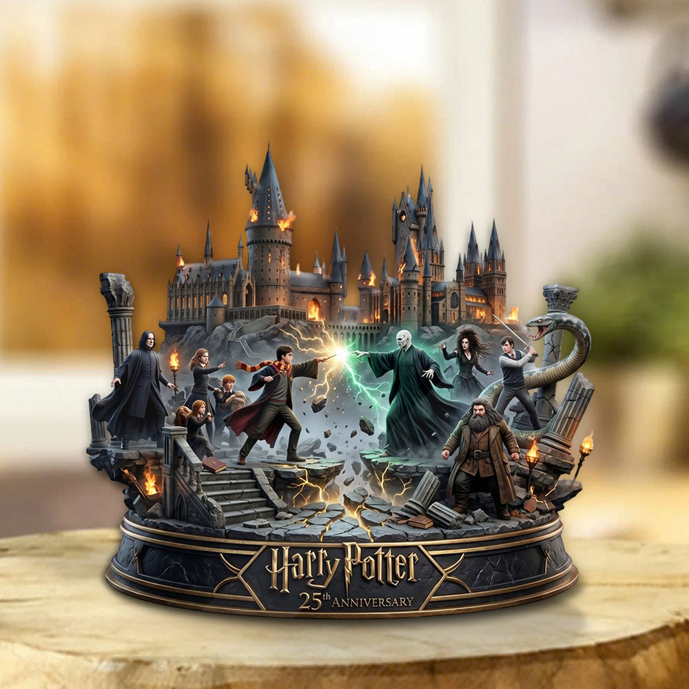 Harry Potter 25th Anniversary 2026 Custom Shape Acrylic Plaque – TMTHU5985