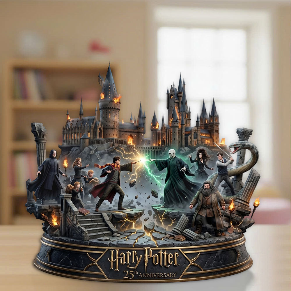 Harry Potter 25th Anniversary 2026 Custom Shape Acrylic Plaque – TMTHU5985