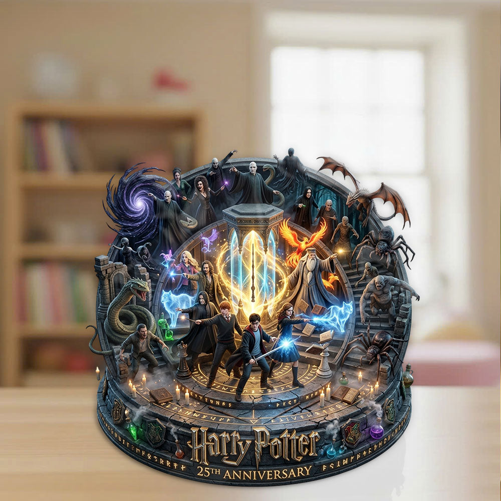 Harry Potter 25th Anniversary 2026 Custom Shape Acrylic Plaque – TMTHU6006