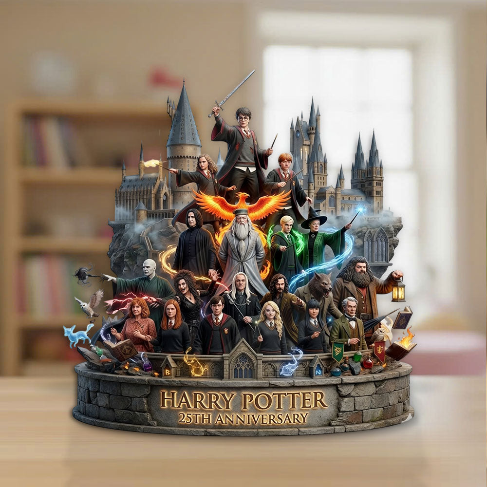 Harry Potter 25th Anniversary 2026 Custom Shape Acrylic Plaque – TMTHU6133