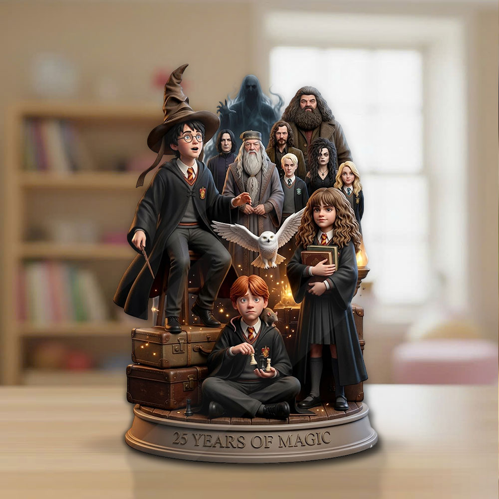 Harry Potter 25th Anniversary 2026 Custom Shape Acrylic Plaque – TMTHU6206